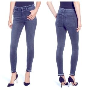 DL1961 Jeans Farrow High Rise Skinny Stretch Denim Drop Hem Wakefield Size 8/29